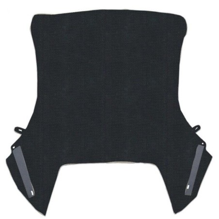 Convertible Top With Plastic Rear Window Black