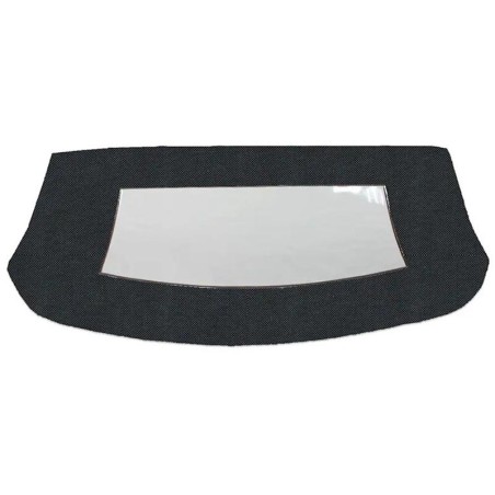 Convertible Top With Plastic Rear Window Black
