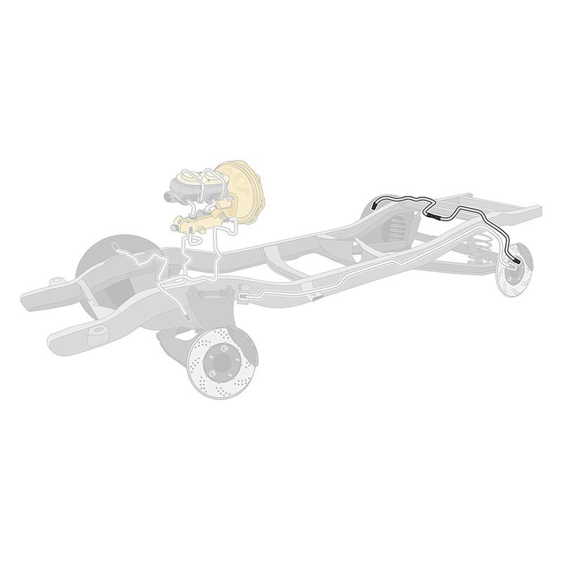 1978-1979 Oldsmobile Cutlass Brake Lines Rear Axle 2Pcs