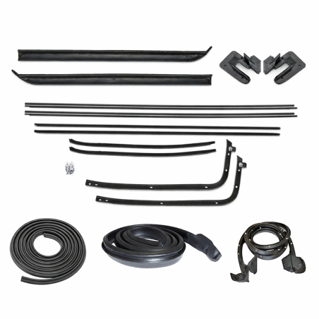 Coupe Deluxe Weatherstrip Kit, 8 Piece Felts