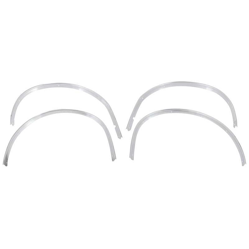 1981-1987 GM Wheel Opening Molding Set Anodized Silver