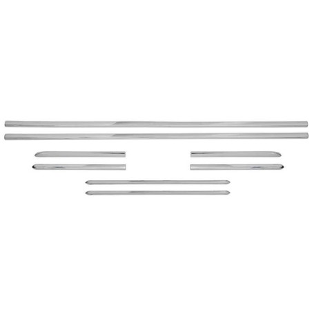 Deluxe Lower SS Body Side Moldings 8 Pc