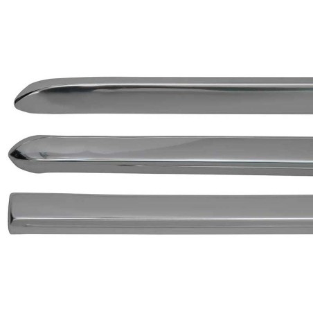 Deluxe Lower SS Body Side Moldings 8 Pc