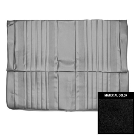 4 Door Wagon Rear Seat Covers, Black