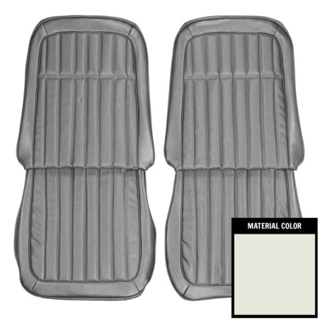 Deluxe Comfortweave Bucket Seat Covers, White