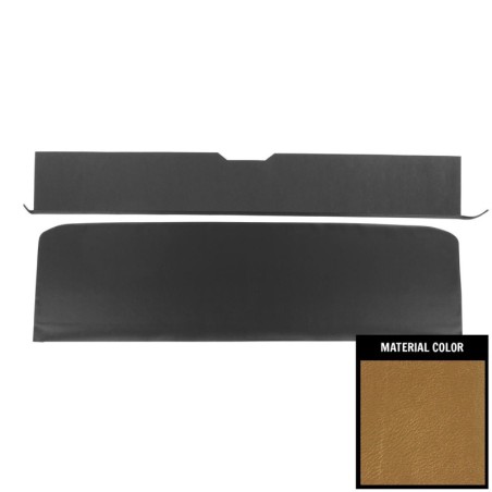 Convertible Rear Seat Trim Panel Gold
