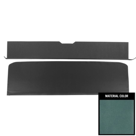 Convertible Rear Seat Trim Panel Light Blue