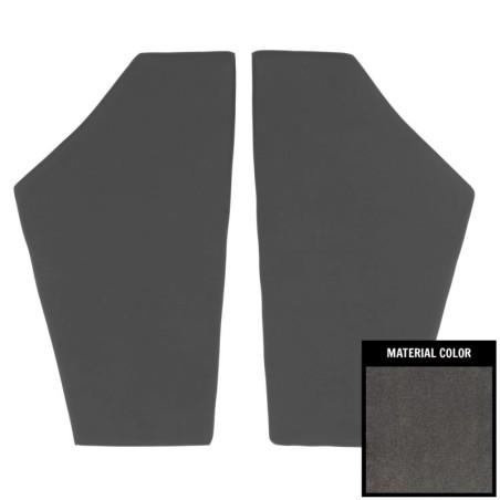 Coupe Headliner Sail Panels, Charcoal