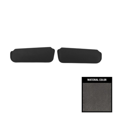 T-Top & Convertible Sunvisors, Charcoal