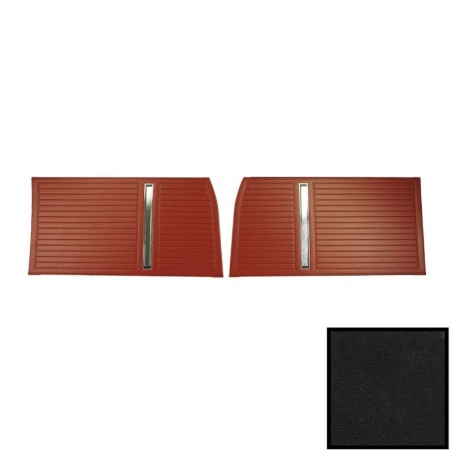 4 Door Sedan Front Door Panels Black