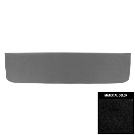 Convertible Rear Seat Trim Panel Black