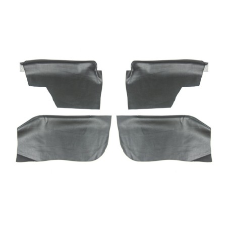 Rear Arm Rest Piston Covers, Black