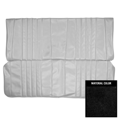 Coupe Rear Seat Covers, Black