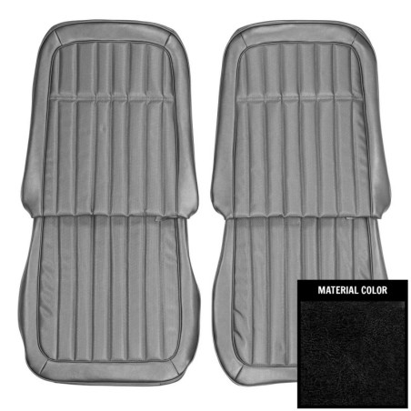 Deluxe Comfortweave Bucket Seat Covers, Black
