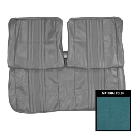 Front Bench Seat Covers, Bright Blue