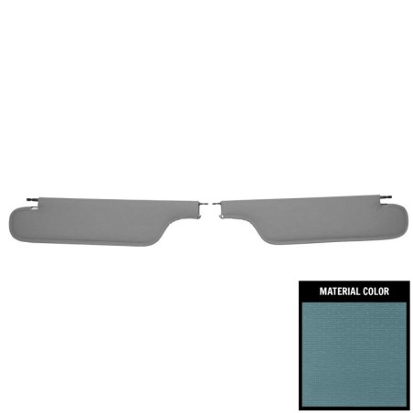Coupe Sun Visors, Light Blue