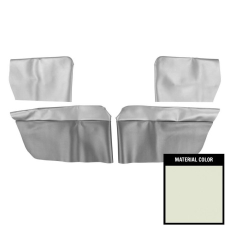 Rear Arm Rest Piston Covers, Fawn