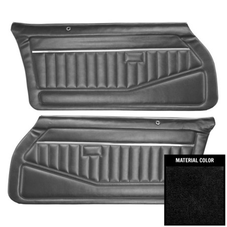 Pre-Assembled Standard Door Panels, Black Z70
