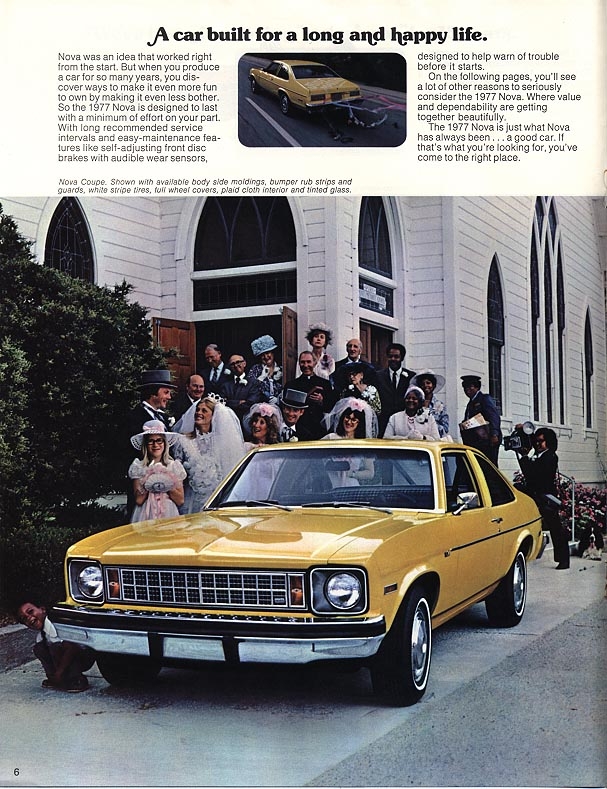 1977 Nova Parts and Restoration Information SS396