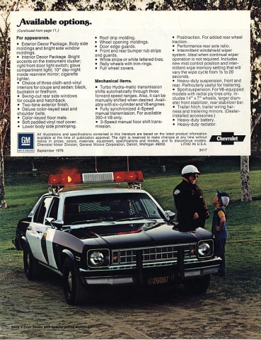 1977 Nova Vintage ads - back cover