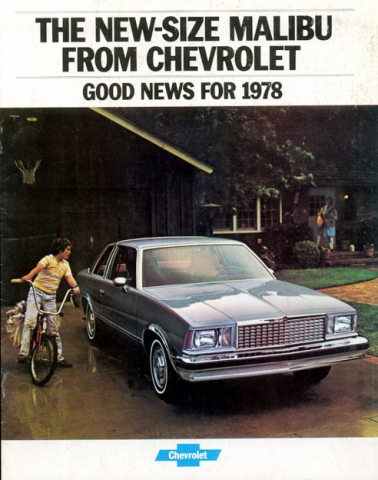 1978 Malibu Brochure Cover