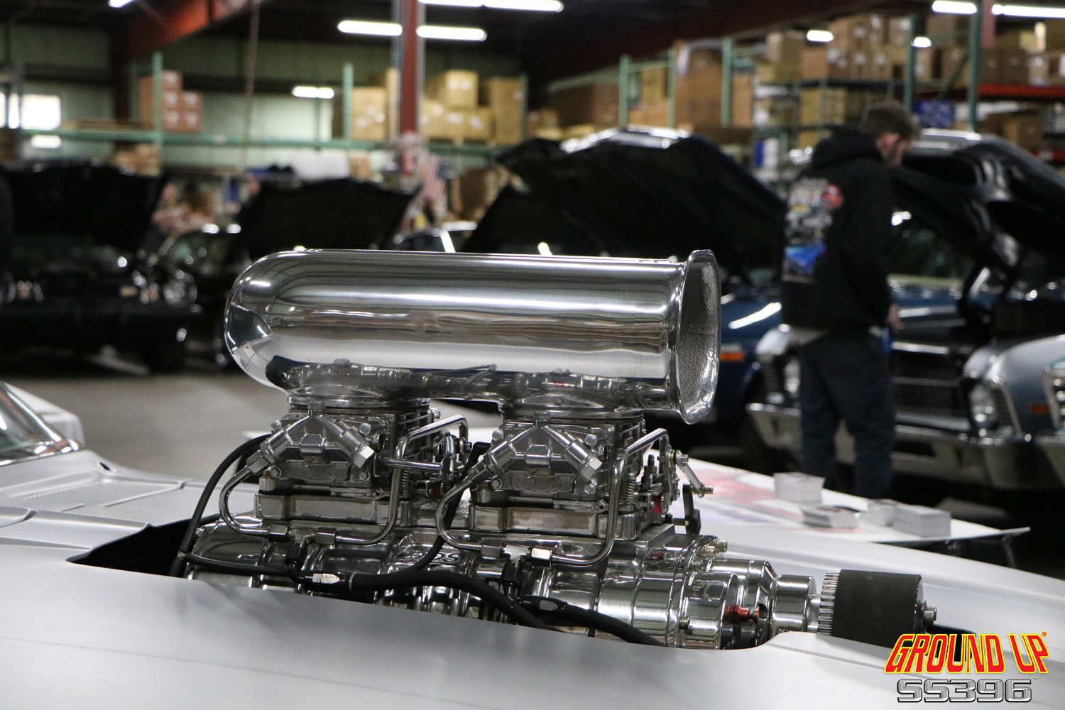 2019 Ground Up Vendor Expo - blower from 69 Camaro