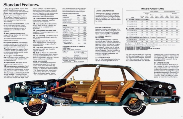 1979 Malibu OEM Brochure Page 6