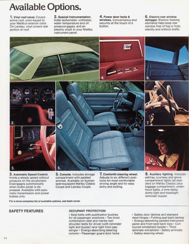 1979 Malibu OEM Brochure Page 7