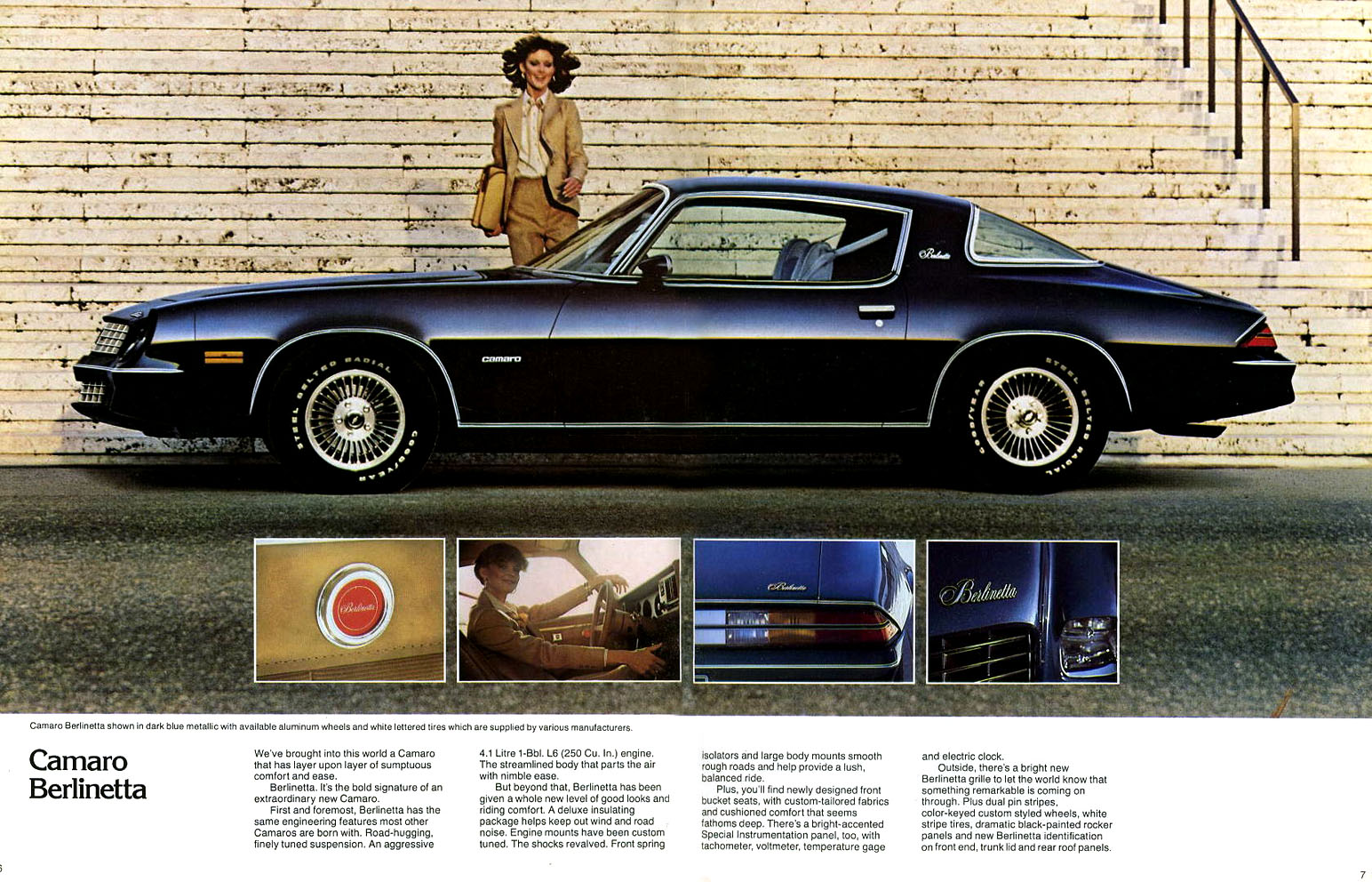 1979 Camaro OEM Brochure - Pages 6 & 7