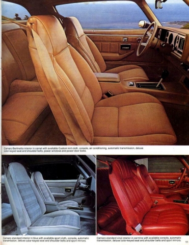 1979 Camaro OEM Brochure - Page 11