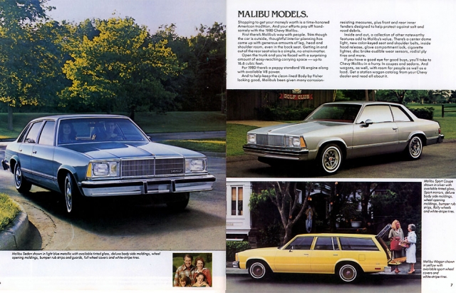 1980 Chevrolet Malibu OEM Brochure