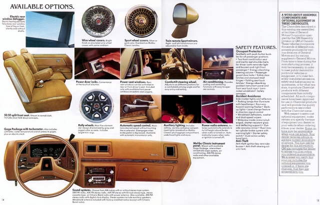 1980 Chevrolet Malibu OEM Brochure