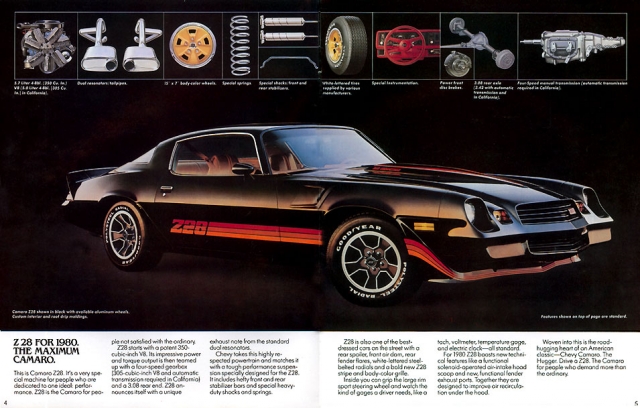 1980 Camaro OEM Brochure