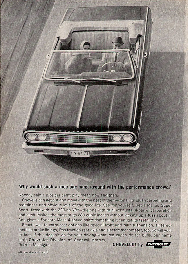 1964 Chevelle Print Ad