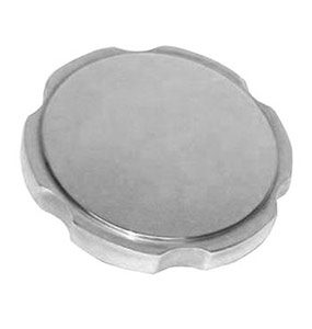 polished aluminum radiator cap