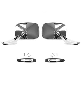 1970 Nova Rectangular Side View Mirror Kit