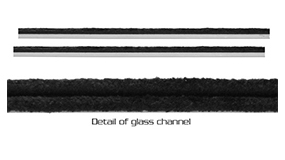 1962-1967 Nova Vent Window Division Bar Channel