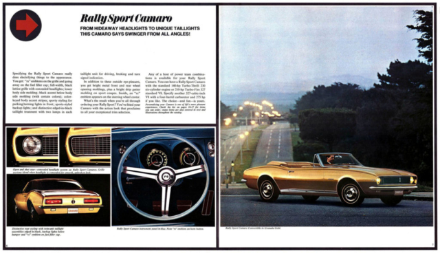 The new Rally Sport Camaro By Chevrolet (1967)