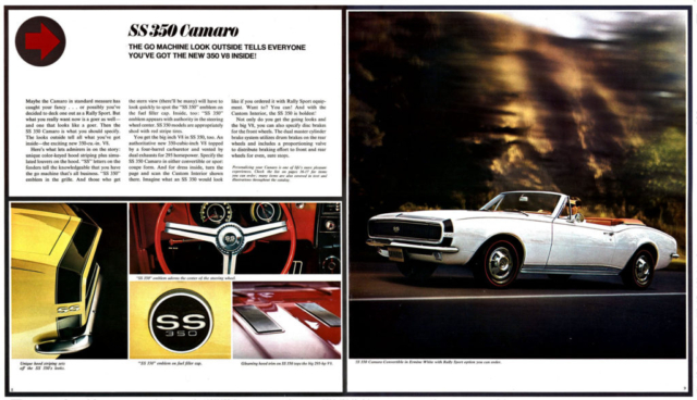 All new SS 350 Camaro by Chevrolet (1967)
