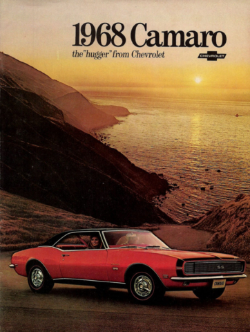 1968 Camaro OEM Brochure Cover