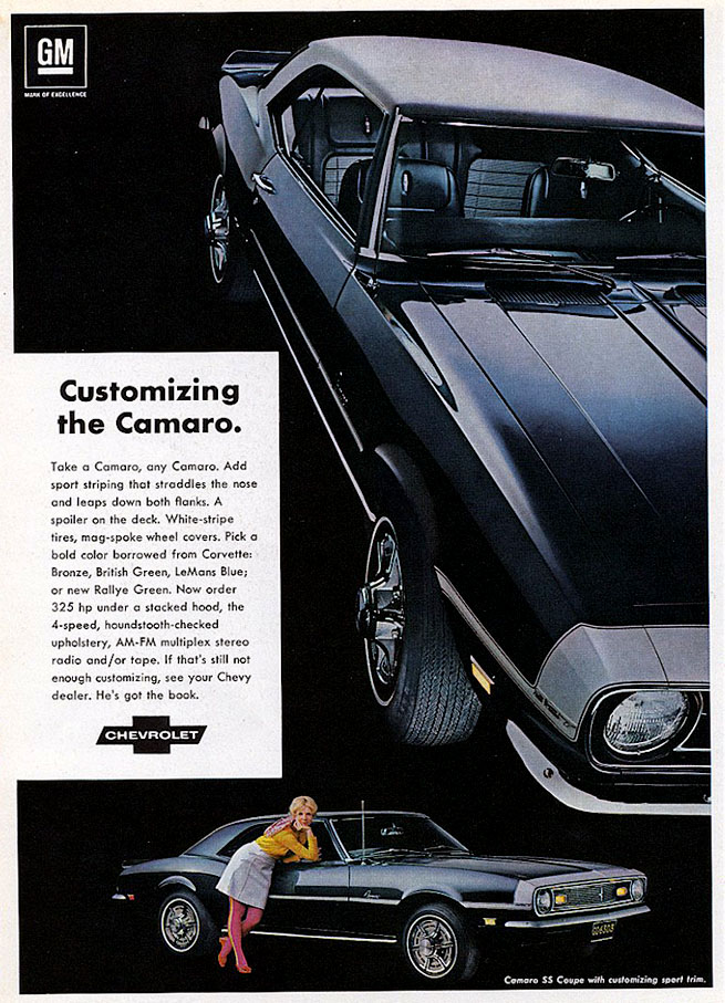 Customizing the 1968 Camaro