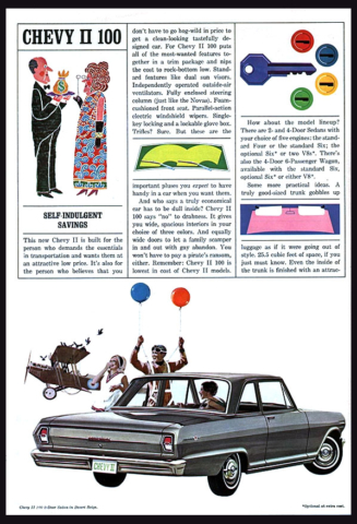 1964 Chevy II 100 OEM Brochure