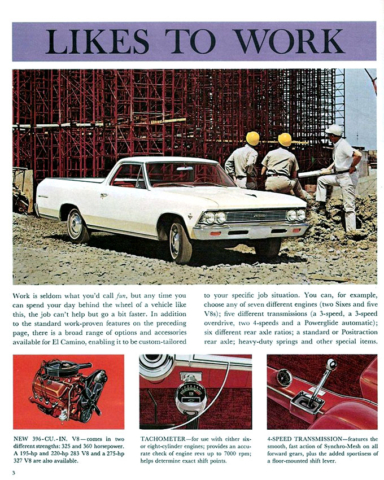 1966 El Camino OEM Brochure