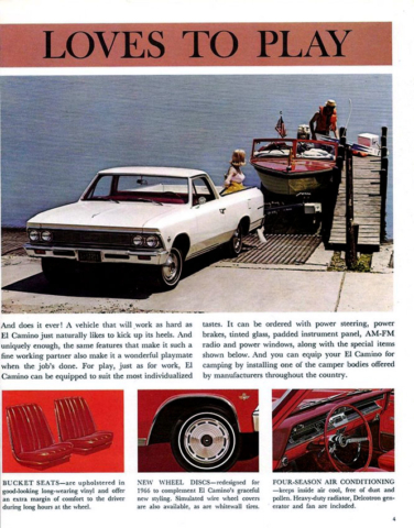 1966 El Camino OEM Brochure