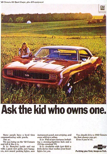 1969 Camaro - Ask the kid who owns one