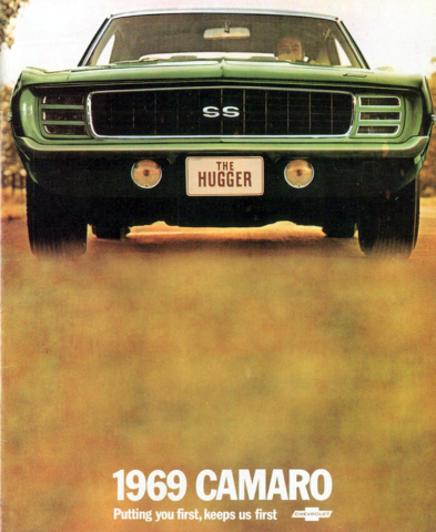 1969 Camaro Brochure Cover
