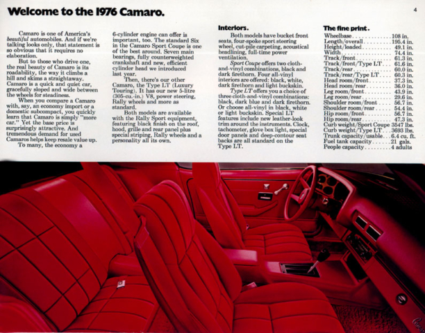 1976 Camaro OEM Brochure (4)