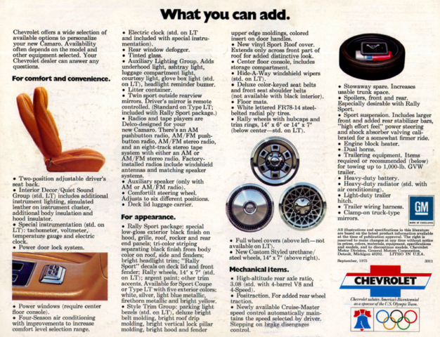 1976 Camaro OEM Brochure (8)