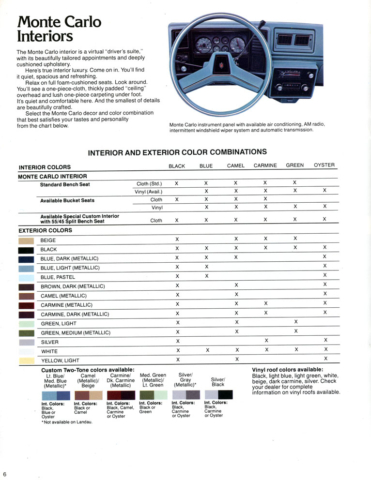 1979 Monte Carlo OEM Brochure (4)