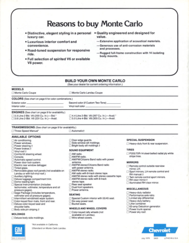1979 Monte Carlo OEM Brochure (9)